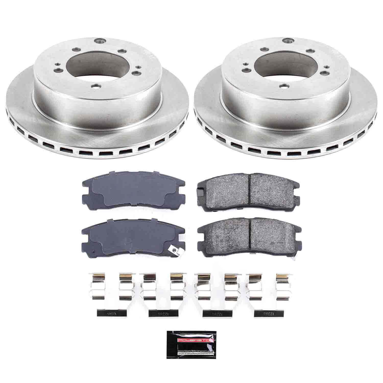 Power Stop KOE806 Autospecialty - 1-Click Daily Driver Brake Kits (Rear) for 1991-1999 Dodge Stealth product image