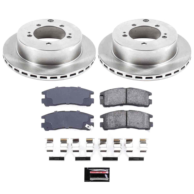 Power Stop KOE806 Autospecialty - 1-Click Daily Driver Brake Kits (Rear) for 1991-1999 Dodge Stealth product image