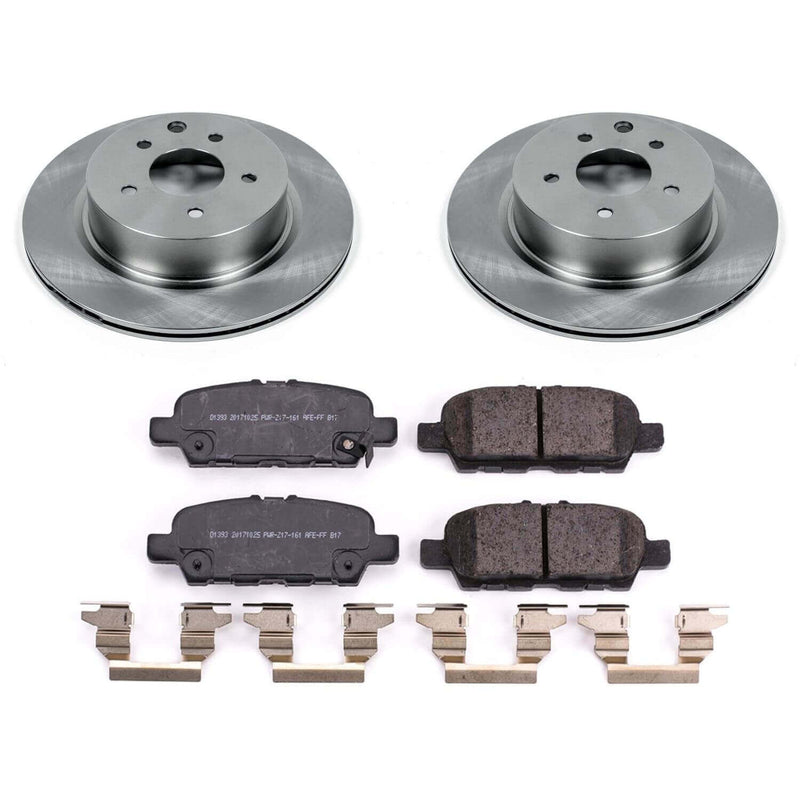 Power Stop KOE8062 Autospecialty 1-Click Daily Driver Rear Brake Kit for 2009-2012 Infiniti EX35 product image