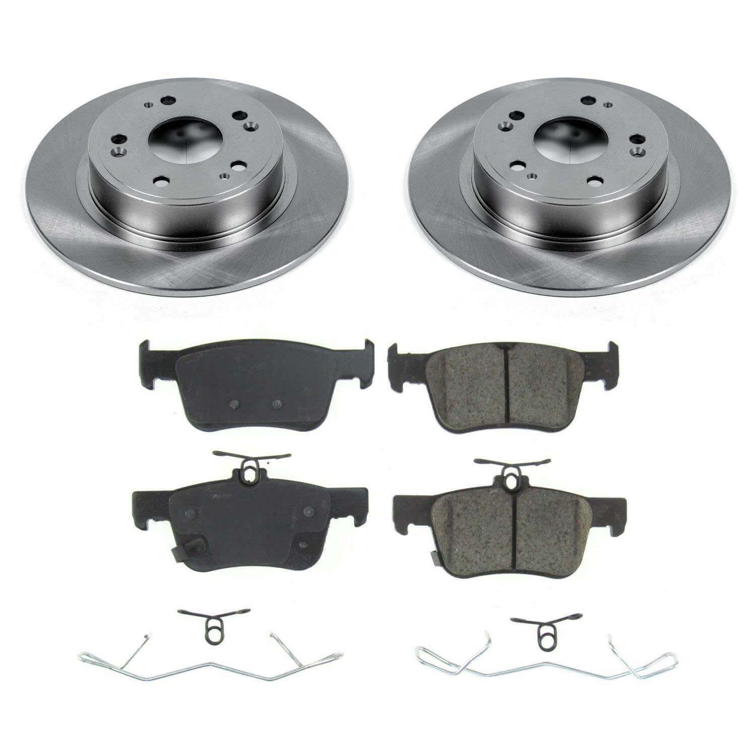 Power Stop KOE8063 Autospecialty 1-Click Daily Driver Rear Pad And Rotor Kit for 2018-2025 Honda Accord product image