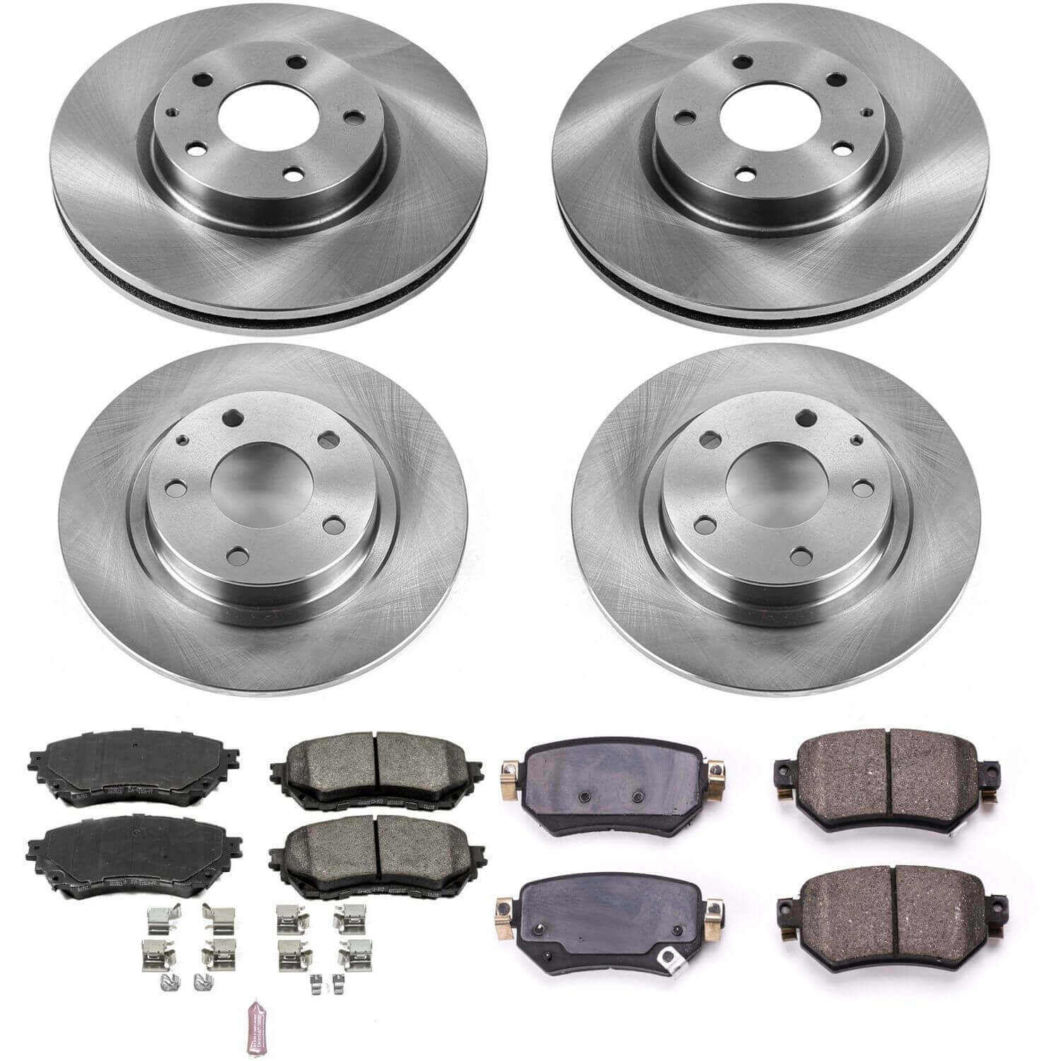 Power Stop KOE8067 Autospecialty 1-Click Daily Driver Front And Rear Brake Kit for 2016-2018 Mazda 6 product image