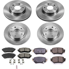 Power Stop KOE8067 Autospecialty 1-Click Daily Driver Front And Rear Brake Kit for 2016-2018 Mazda 6 product image
