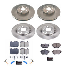 Power Stop KOE8072 Front And Rear Autospecialty 1-Click OE Replacement Pad And Rotor Kit for 2017 Mercedes-Benz E300 product image