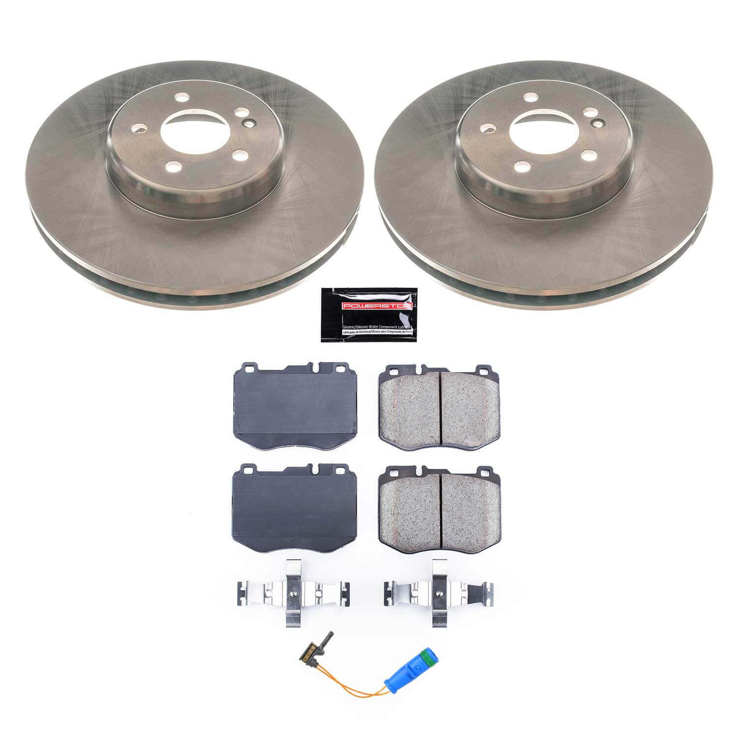 Power Stop KOE8073 Front Autospecialty 1-Click OE Replacement Pad And Rotor Kit for 2017 Mercedes-Benz E300 product image