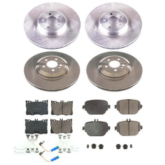 Power Stop KOE8106 Front And Rear Autospecialty 1-Click OE Replacement Pad And Rotor Kit for 2019-2022 Mercedes-Benz CLS450 product image