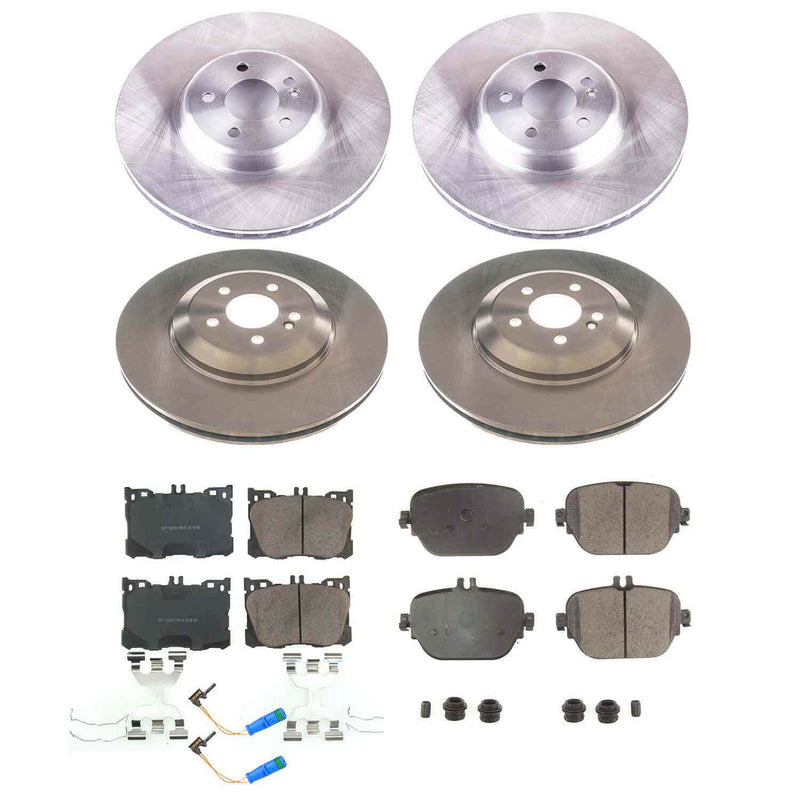 Power Stop KOE8106 Front And Rear Autospecialty 1-Click OE Replacement Pad And Rotor Kit for 2019-2022 Mercedes-Benz CLS450 product image