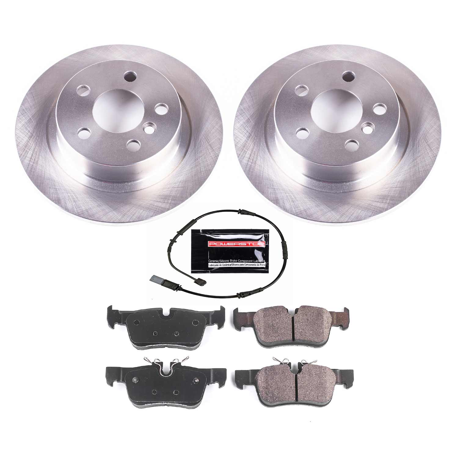 Power Stop KOE8111 Autospecialty 1-Click Daily Driver Rear Pad And Rotor Kit for 2020-2021 MINI Cooper SE product image