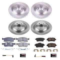 Power Stop KOE8115 Autospecialty 1-Click Daily Driver Front And Rear Pad And Rotor Kit for 2018 Mercedes-Benz GLE350 product image