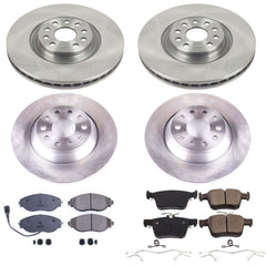 Power Stop KOE8168 Autospecialty 1-Click Daily Driver Front And Rear Pad And Rotor Kit for 2022-2025 Audi Q3 product image