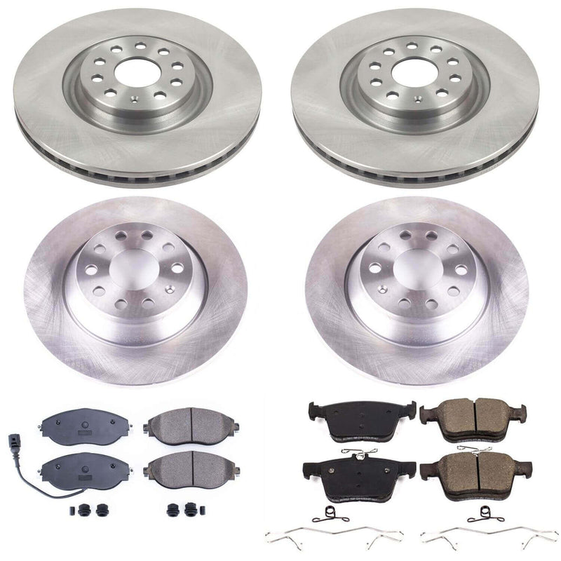 Power Stop KOE8168 Autospecialty 1-Click Daily Driver Front And Rear Pad And Rotor Kit for 2022-2025 Audi Q3 product image