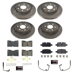 Power Stop KOE8171 Front And Rear Autospecialty 1-Click OE Replacement Pad And Rotor Kit for 2021-2022 Cadillac Escalade product image