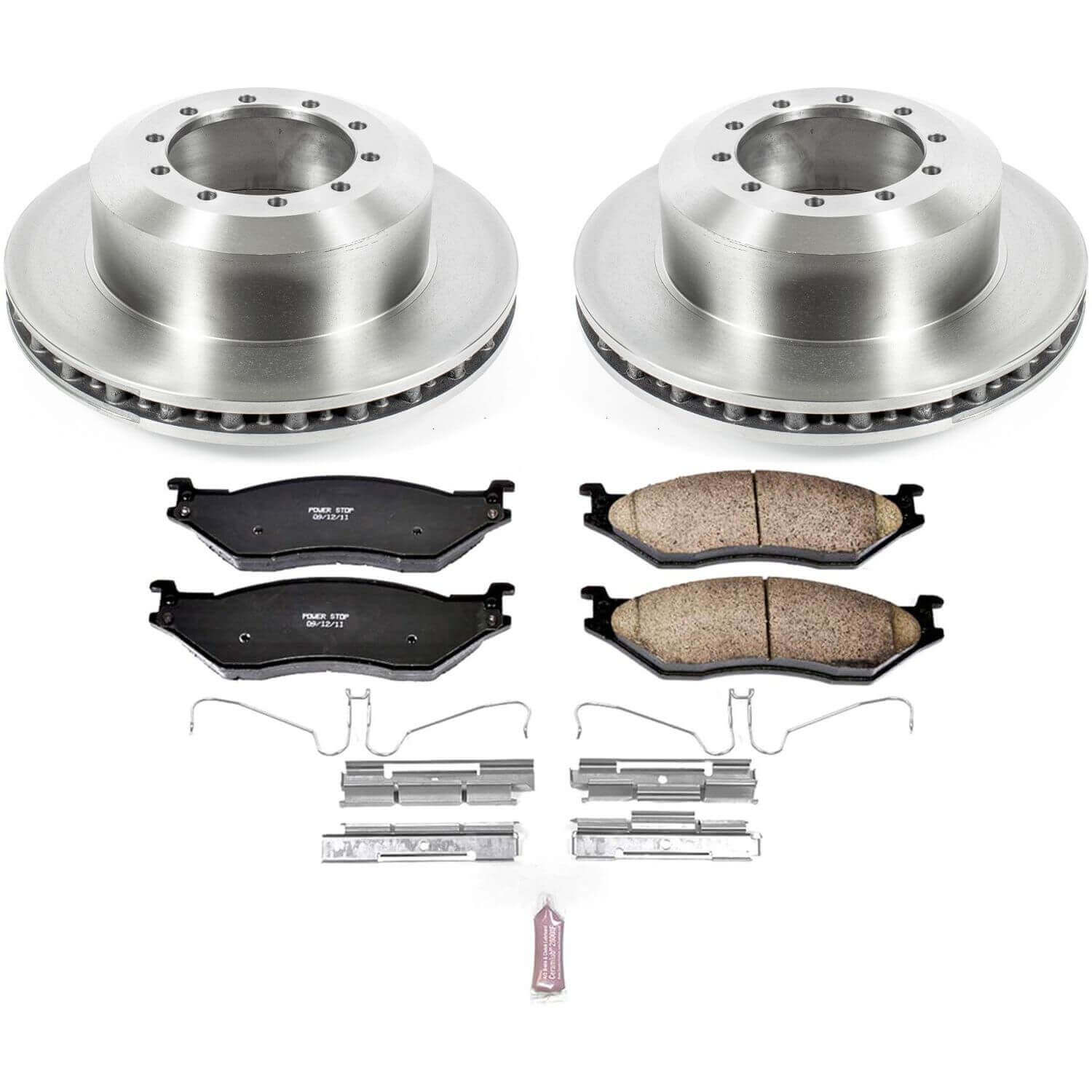 Power Stop KOE8177 Autospecialty 1-Click Daily Driver Front And Rear Pad And Rotor Kit for 2016-2019 Ford F-53 Motorhome Chassis product image