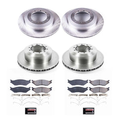 Power Stop KOE8178 Autospecialty 1-Click Daily Driver Front And Rear Pad And Rotor Kit for 2008-2019 Ford F-53 Motorhome Chassis product image