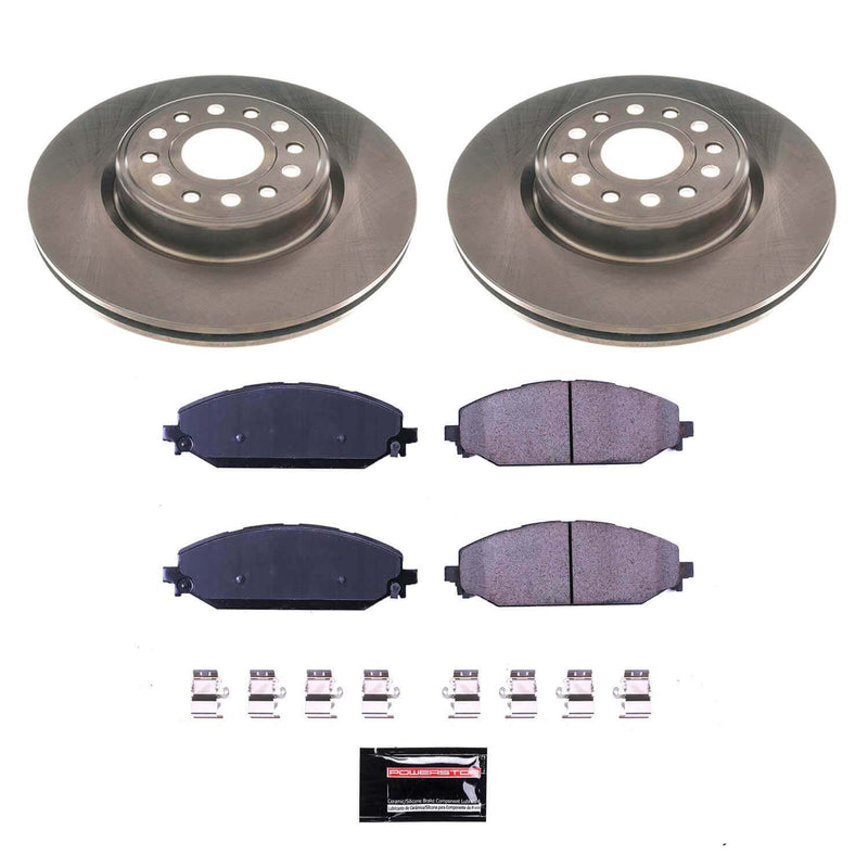 Power Stop KOE8183 Front Autospecialty 1-Click OE Replacement Pad And Rotor Kit for 2019-2020 Dodge Ram 1500 product image