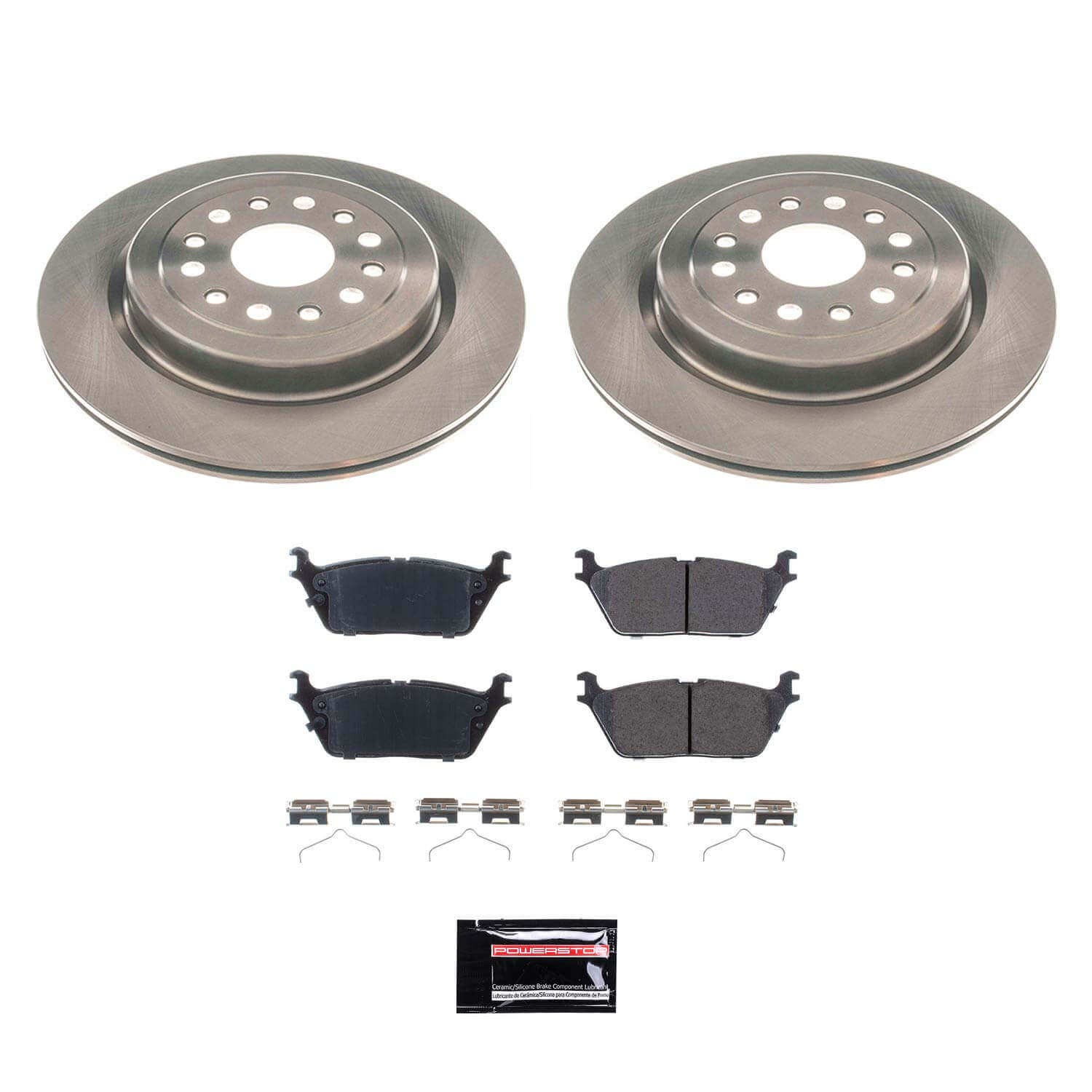 Power Stop KOE8184 Rear Autospecialty 1-Click OE Replacement Pad And Rotor Kit for 2019-2020 Dodge Ram 1500 product image