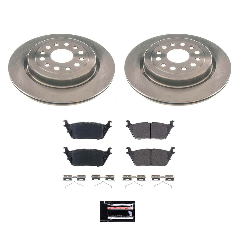 Power Stop KOE8184 Rear Autospecialty 1-Click OE Replacement Pad And Rotor Kit for 2019-2020 Dodge Ram 1500 product image