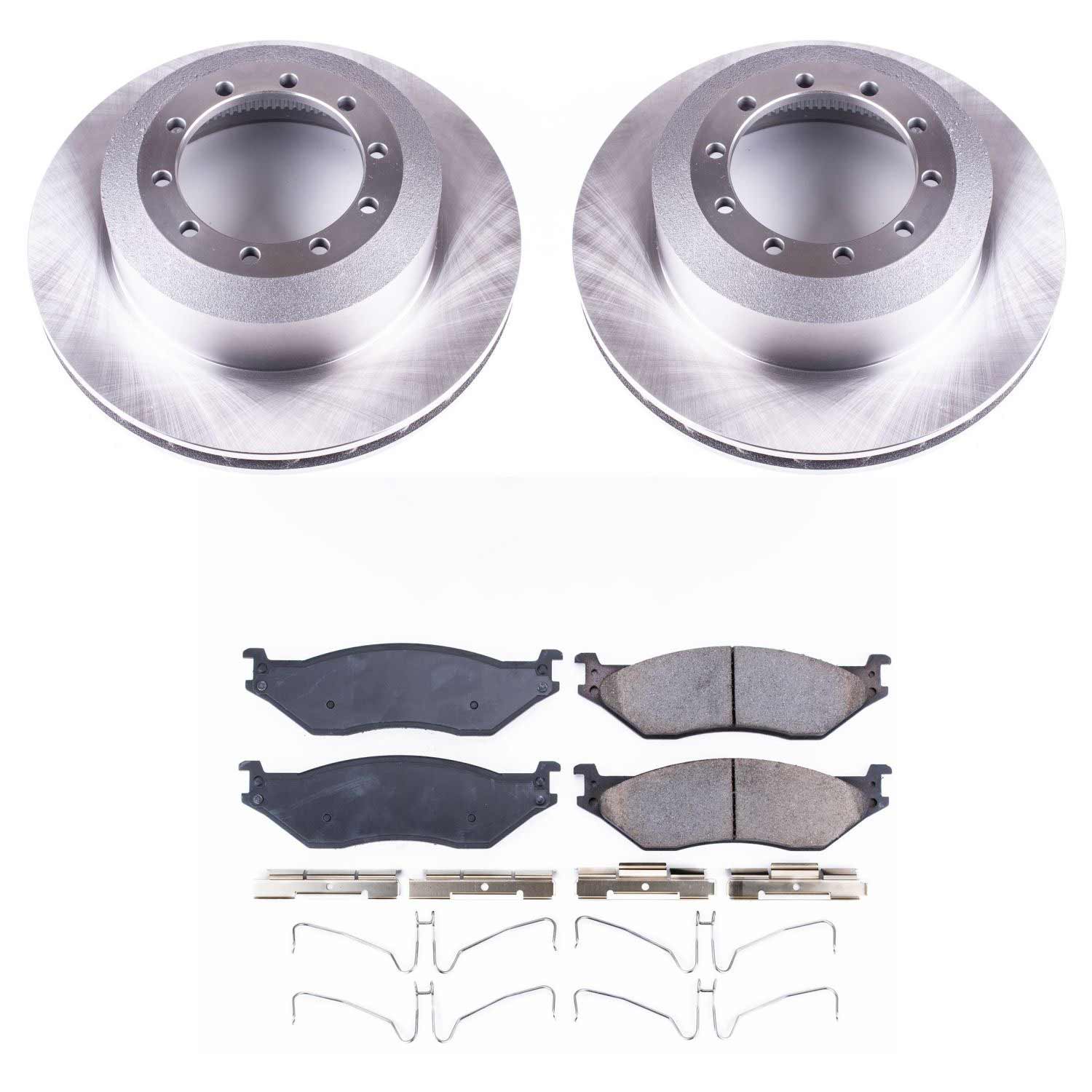 Power Stop KOE8185 Autospecialty 1-Click Daily Driver Rear Pad And Rotor Kit for 2008-2019 Ford F-53 Motorhome Chassis product image