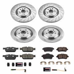 Power Stop KOE8191 Autospecialty 1-Click Daily Driver Front And Rear Pad And Rotor Kit for 2017-2019 Mercedes-Benz GLE43 AMG product image