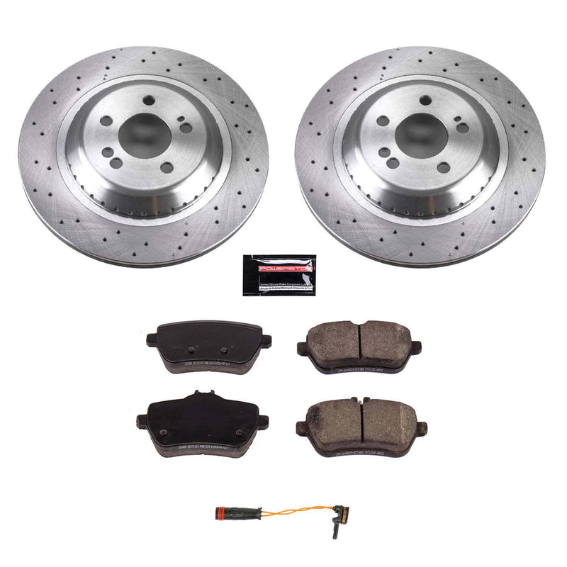 Power Stop KOE8194 Autospecialty 1-Click Daily Driver Rear Pad And Rotor Kit for 2018-2020 Mercedes-Benz S450 product image