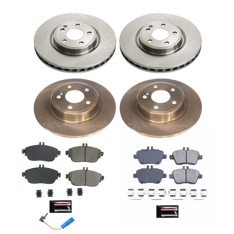 Power Stop KOE8262 Front And Rear Autospecialty 1-Click OE Replacement Pad And Rotor Kit for 2017-2019 Infiniti QX30 Sport product image