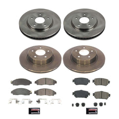 Power Stop KOE8274 Front And Rear Autospecialty 1-Click OE Replacement Pad And Rotor Kit for 2018-2025 Nissan Leaf product image