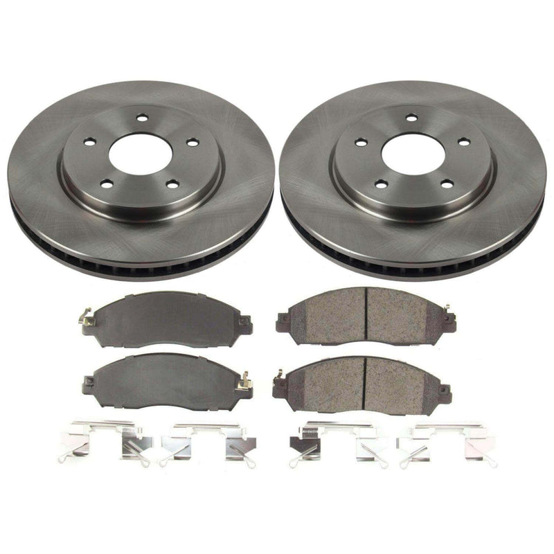 Power Stop KOE8275 Autospecialty 1-Click Daily Driver Front Pad And Rotor Kit for 2018-2025 Nissan Leaf product image