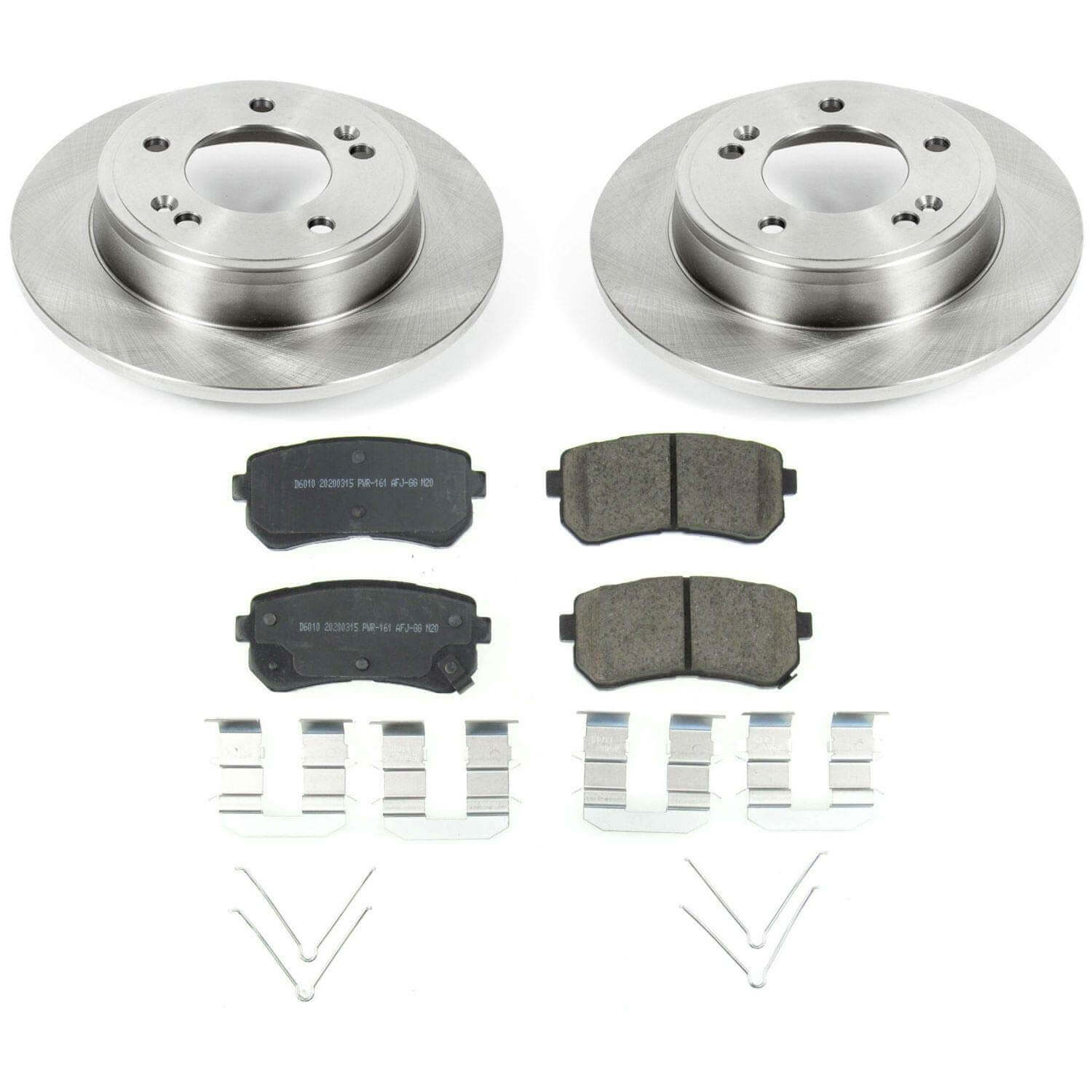 Power Stop KOE8277 Autospecialty 1-Click Daily Driver Rear Pad And Rotor Kit for 2018-2019 Hyundai Kona SE, SEL Front Wheel Drive product image