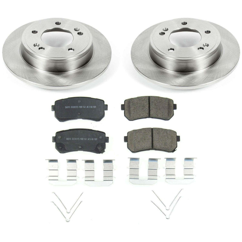 Power Stop KOE8277 Autospecialty 1-Click Daily Driver Rear Pad And Rotor Kit for 2018-2019 Hyundai Kona SE, SEL Front Wheel Drive product image