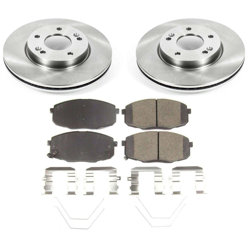 Power Stop KOE8279 Autospecialty 1-Click Daily Driver Front Pad And Rotor Kit for 2018-2019 Hyundai Kona SE, SEL Front Wheel Drive product image