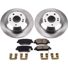 Power Stop KOE8283 Autospecialty 1-Click Daily Driver Rear Pad And Rotor Kit for 2019 Hyundai Santa Fe XL product image