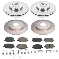 Power Stop KOE8308 Front And Rear Autospecialty 1-Click OE Replacement Pad And Rotor Kit for 2019-2020 Hyundai Santa Fe product image
