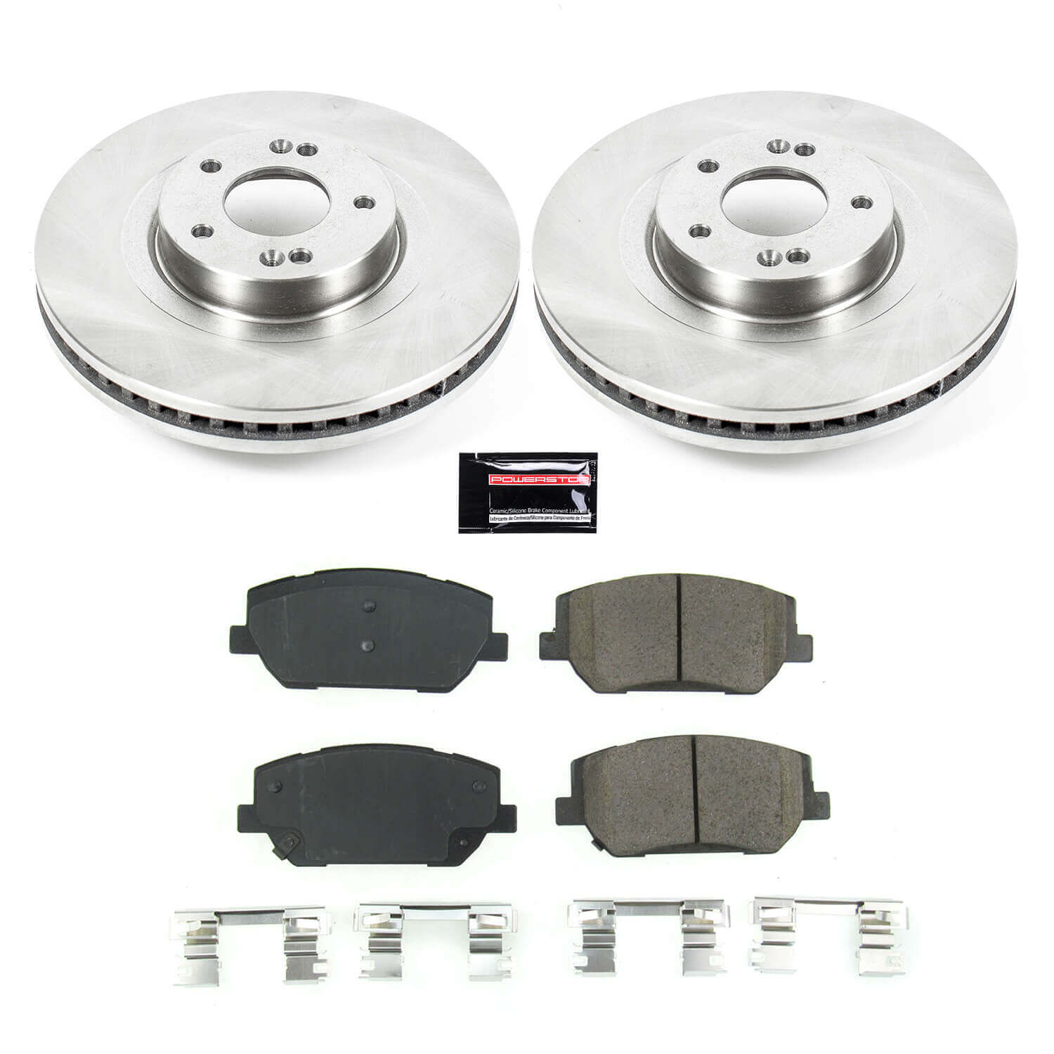 Power Stop KOE8309 Autospecialty 1-Click Daily Driver Front Pad And Rotor Kit for 2019-2020 Hyundai Santa Fe product image