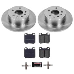 Power Stop KOE831 Autospecialty - 1-Click Daily Driver Brake Kits (Rear) for 1997-2005 Saab 9-3. product image