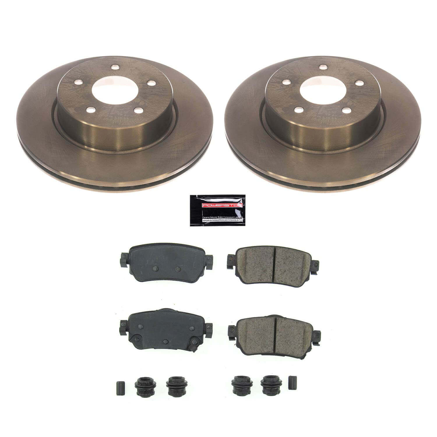 Power Stop KOE8313 Rear Autospecialty 1-Click OE Replacement Pad And Rotor Kit for 2018-2025 Nissan Leaf product image
