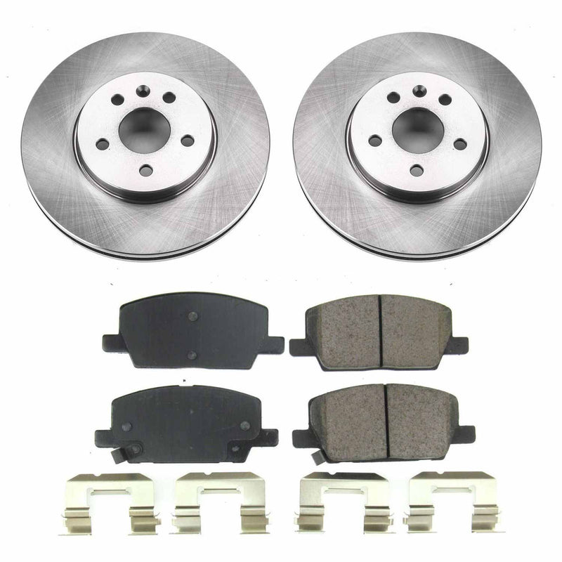 Power Stop KOE8316 Autospecialty 1-Click Daily Driver Front Pad And Rotor Kit for 2018-2022 Buick Encore product image