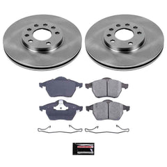Power Stop KOE832 Autospecialty - 1-Click Daily Driver Brake Kits (Front) for 1997-1998 Saab 900 product image