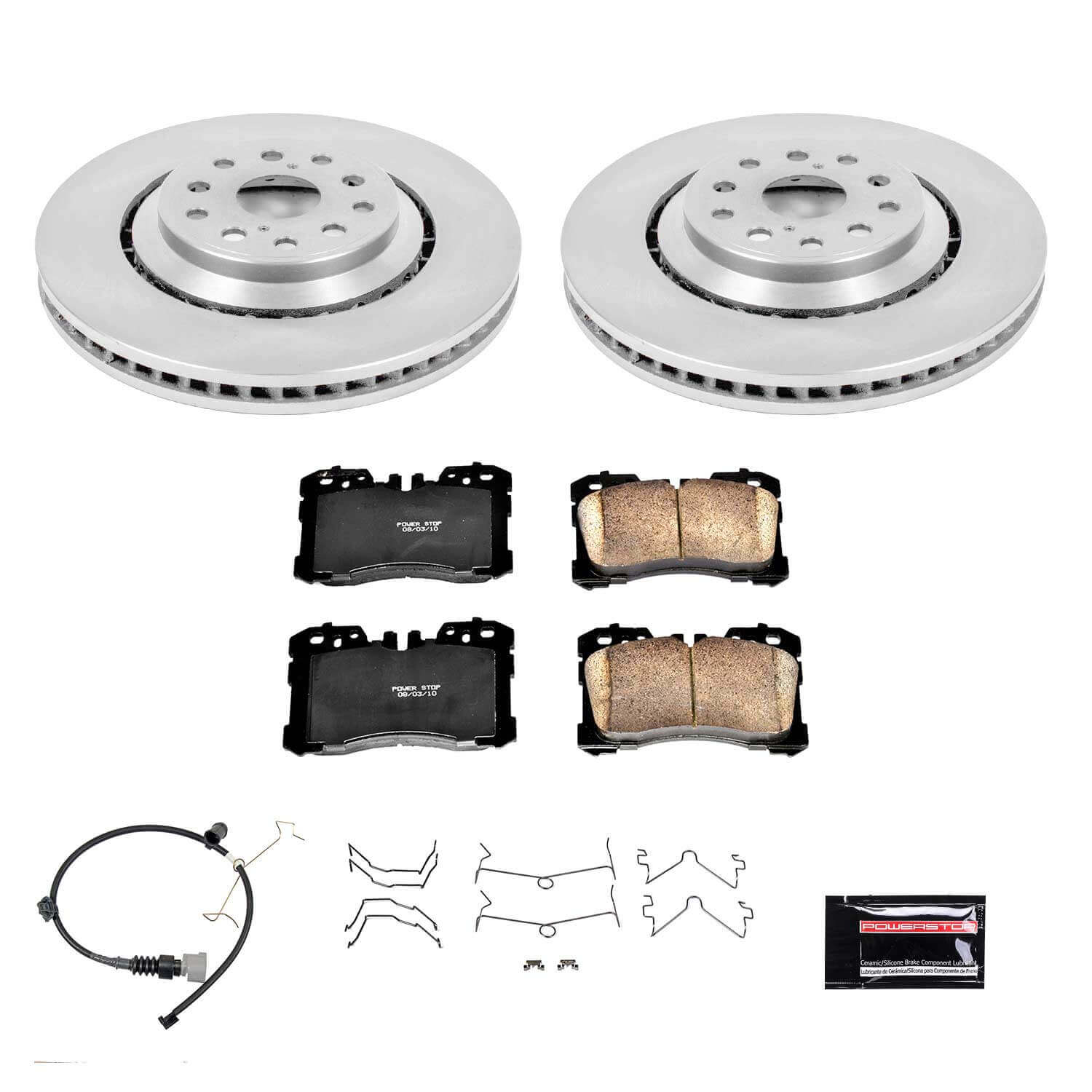 Power Stop KOE8320 Front Autospecialty 1-Click OE Replacement Pad And Rotor Kit for 2018-2023 Lexus LS500 Base product image
