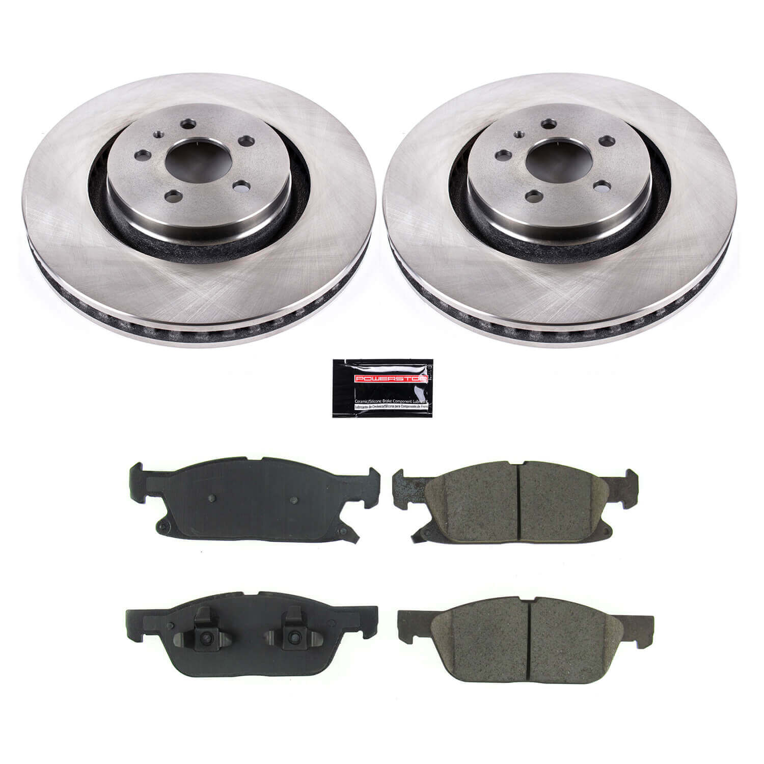 Power Stop KOE8321 Autospecialty 1-Click Daily Driver Front Pad And Rotor Kit for 2019-2021 Ford Edge ST product image