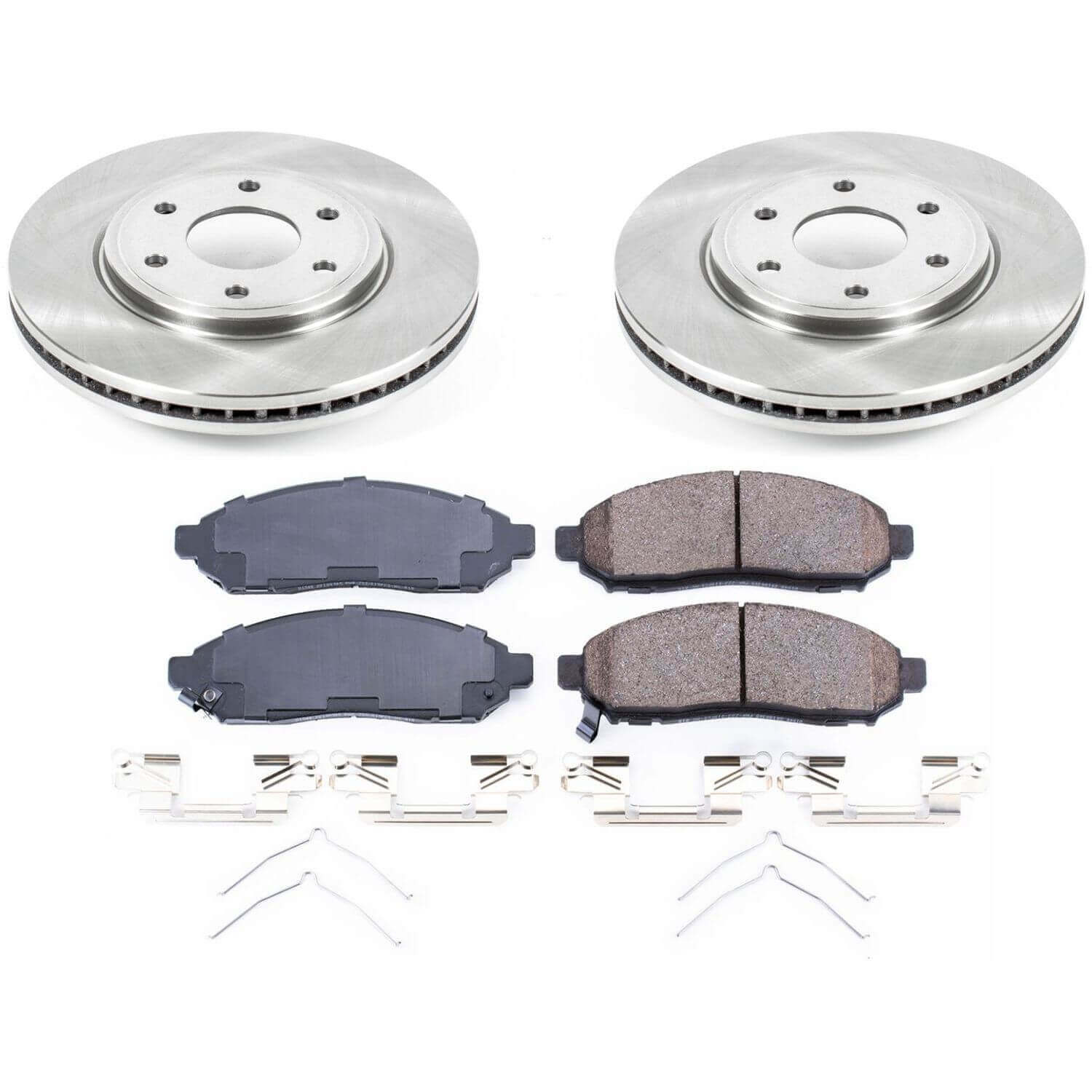Power Stop KOE8324 Autospecialty 1-Click Daily Driver Front Pad And Rotor Kit for 2016-2019 Nissan Frontier Rear Wheel Drive product image