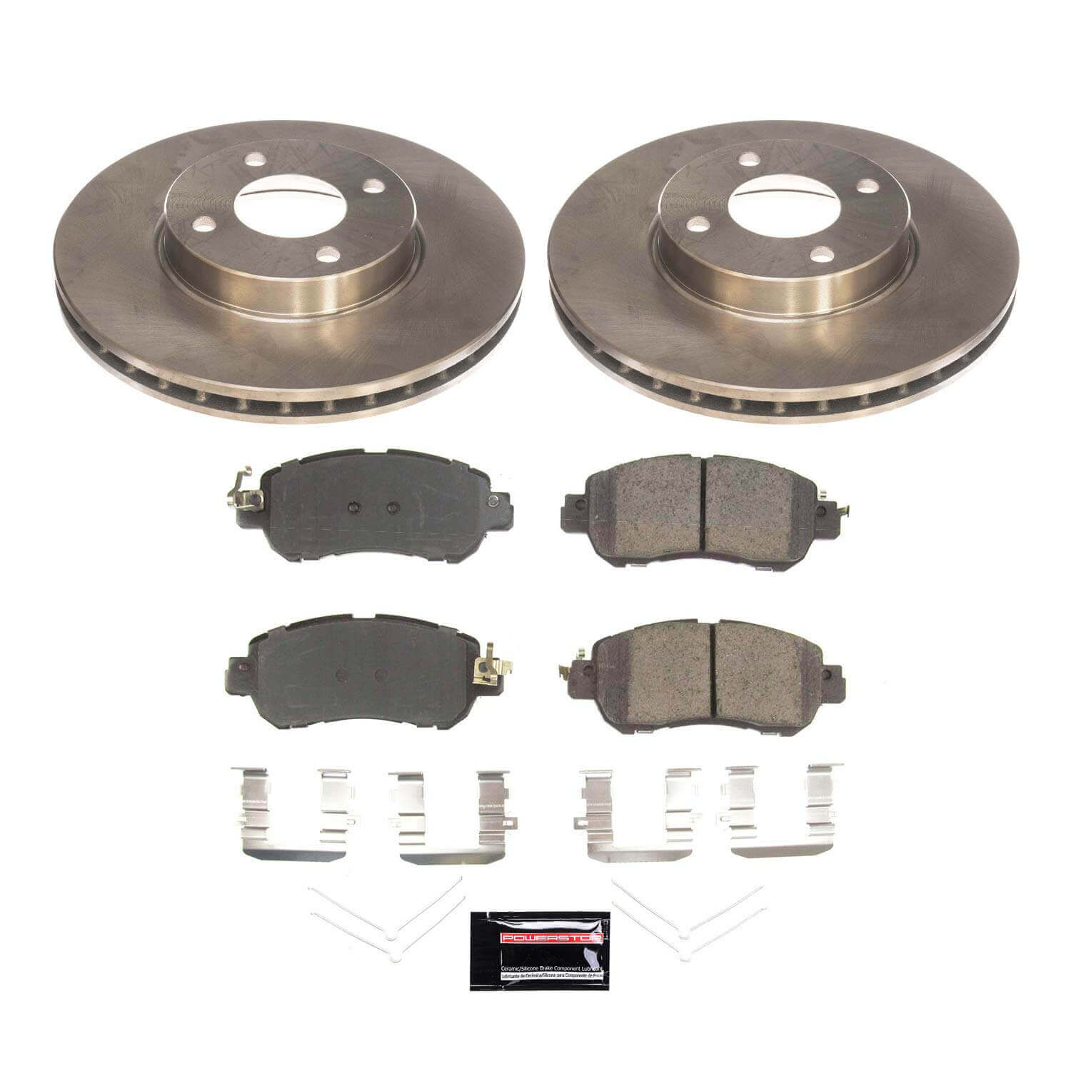 Power Stop KOE8326 Front Autospecialty 1-Click OE Replacement Pad And Rotor Kit for 2018-2020 Nissan Kicks product image
