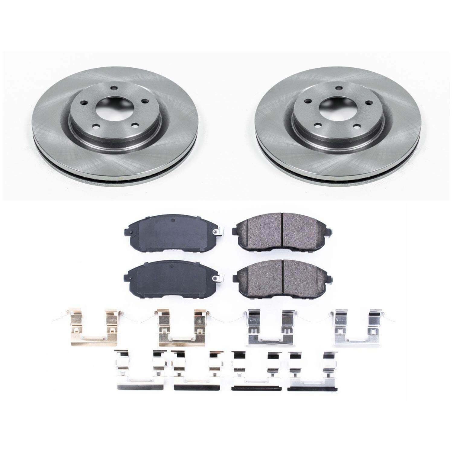 Power Stop KOE8327 Autospecialty 1-Click Daily Driver Front Pad And Rotor Kit for 2011-2013 Nissan Juke product image