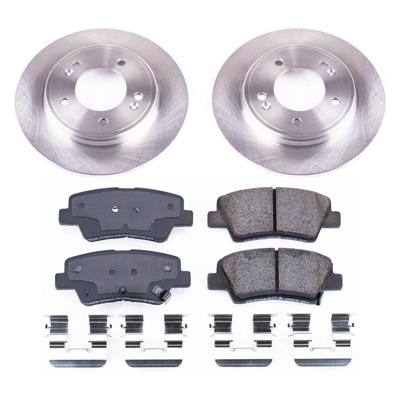 Power Stop KOE8331 Autospecialty 1-Click Daily Driver Rear Pad And Rotor Kit for 2019-2021 Hyundai Veloster product image