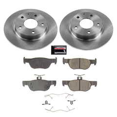 Power Stop KOE8334 Autospecialty 1-Click Daily Driver Rear Pad And Rotor Kit for 2019-2024 Mazda 3 product image