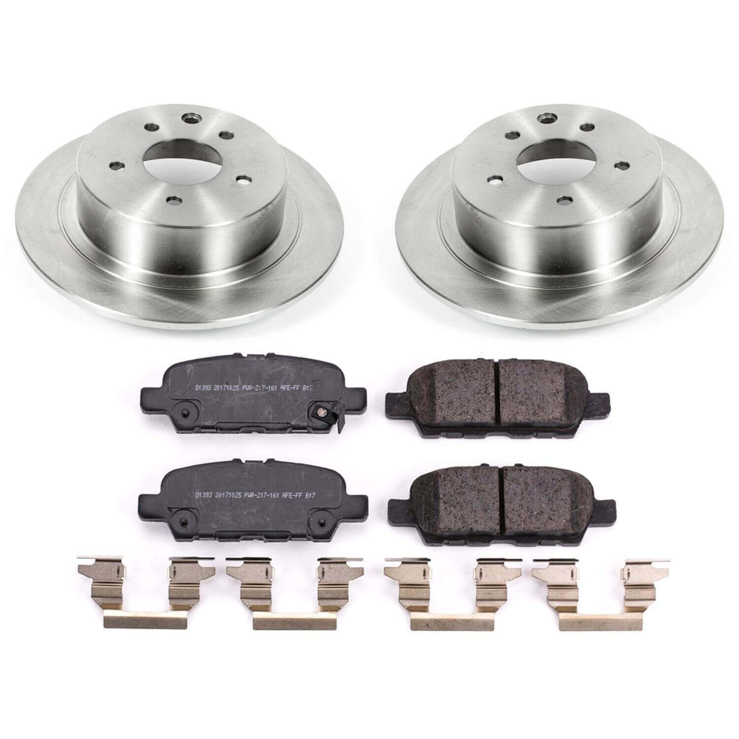 Power Stop KOE8335 Autospecialty 1-Click Daily Driver Rear Pad And Rotor Kit for 2019 Nissan Sentra Rear Disc product image