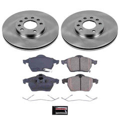 Power Stop KOE834 Autospecialty - 1-Click Daily Driver Brake Kits (Front) for 1999-2009 Saab 9-3. product image