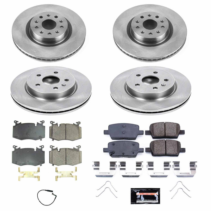 Power Stop KOE8341 Front And Rear Autospecialty 1-Click OE Replacement Pad And Rotor Kit for 2019 Cadillac CT6 product image