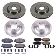 Power Stop KOE8345 Autospecialty 1-Click Daily Driver Front And Rear Pad And Rotor Kit for 2019-2021 Hyundai Veloster product image