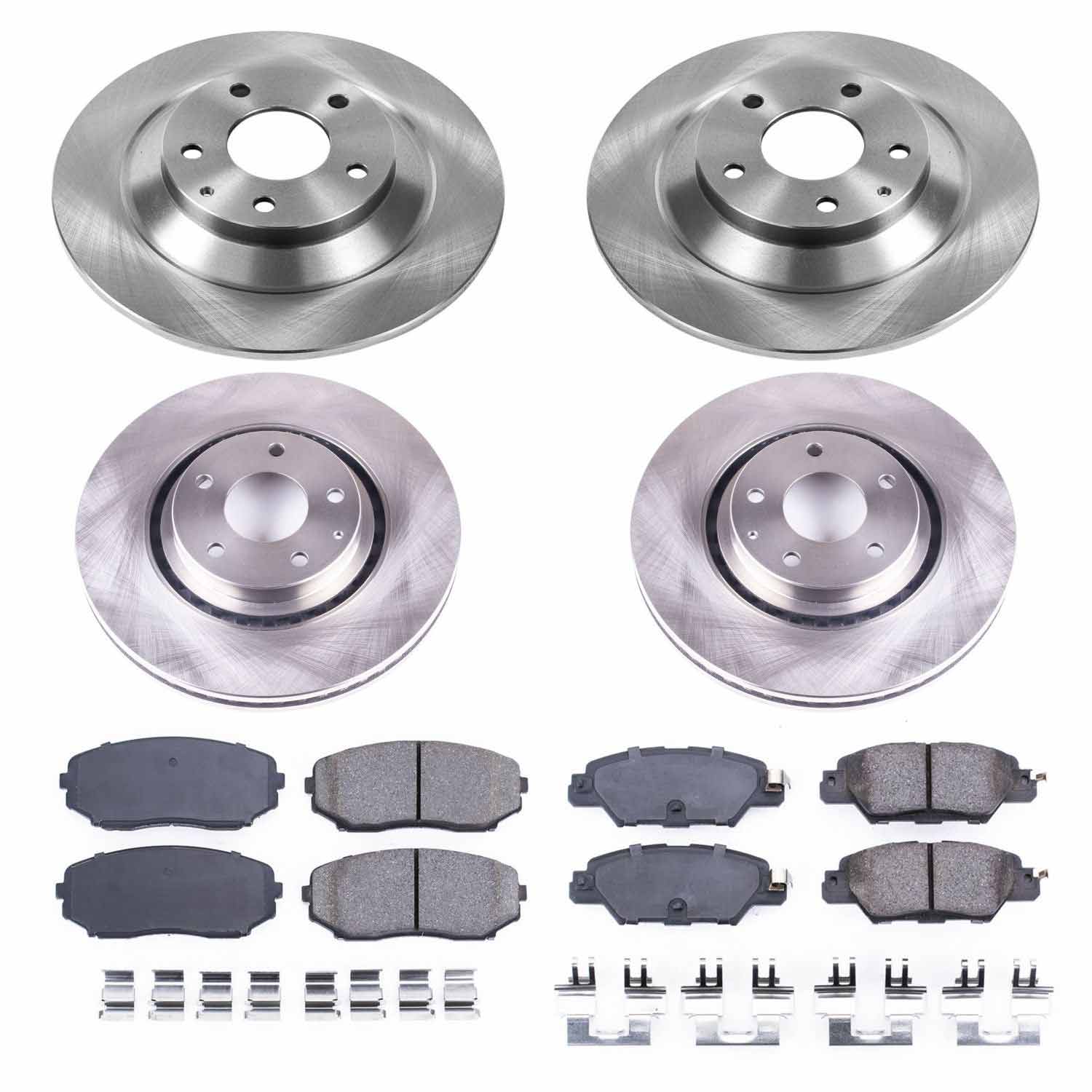 Power Stop KOE8351 Autospecialty 1-Click Daily Driver Front And Rear Pad And Rotor Kit for 2019-2024 Mazda CX-5 product image