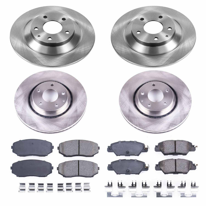 Power Stop KOE8351 Autospecialty 1-Click Daily Driver Front And Rear Pad And Rotor Kit for 2019-2024 Mazda CX-5 product image