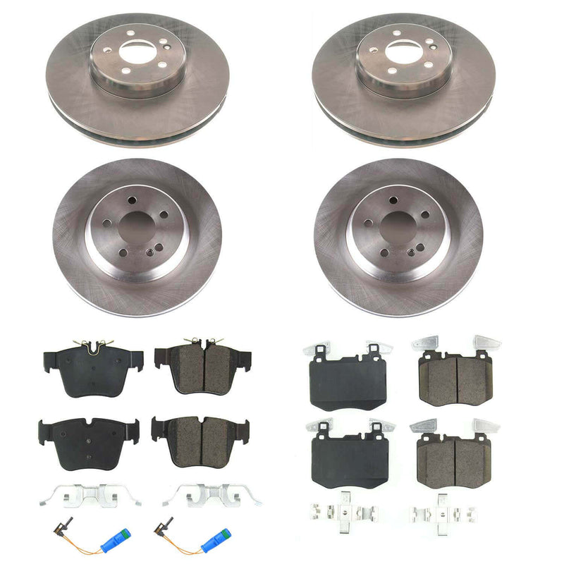 Power Stop KOE8352 Front And Rear Autospecialty 1-Click OE Replacement Pad And Rotor Kit for 2019-2022 Mercedes-Benz GLC300 product image
